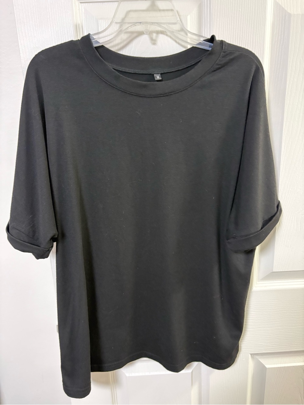 Women’s Classic Black Short Sleeve Crewneck Tee